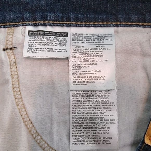 Levi's - 511 Slim Fit Jeans - Size 36x36 - Picture 7 of 8